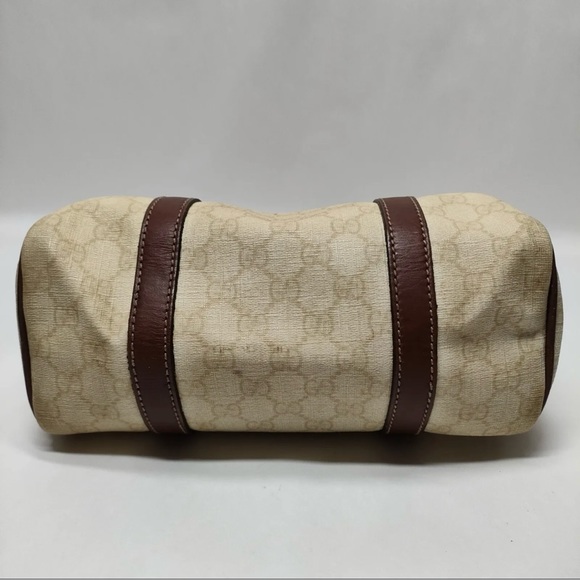 Gucci beige monogram Boston bag - Picture 3 of 8